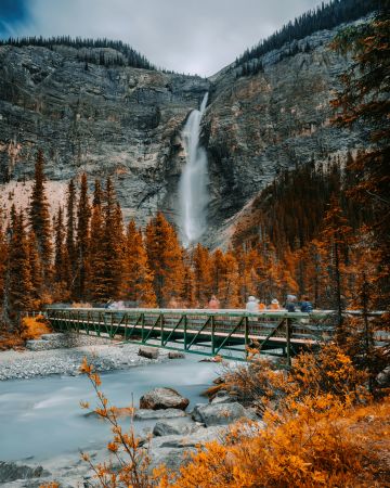 Majestic Mountain Cascade