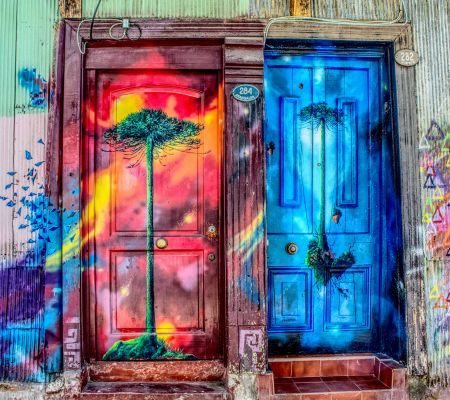 Colorful Door Discoveries