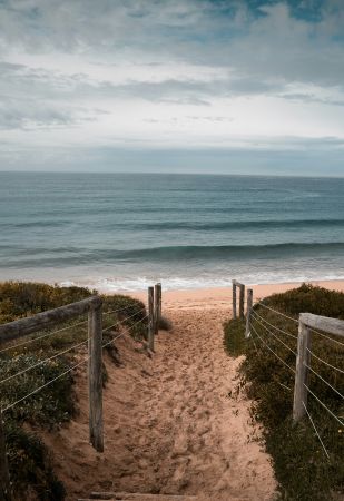 Walkway to beach